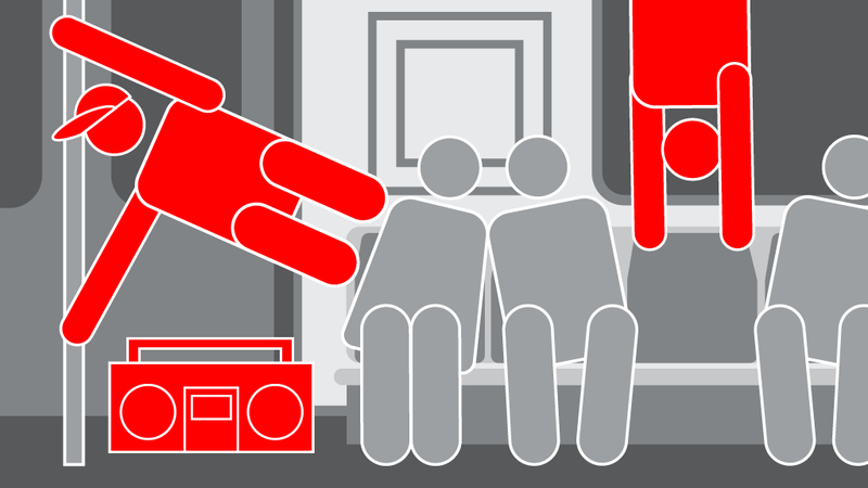 Illustration for article titled Oh, the Assholes You'll Meet! (In the Subway)